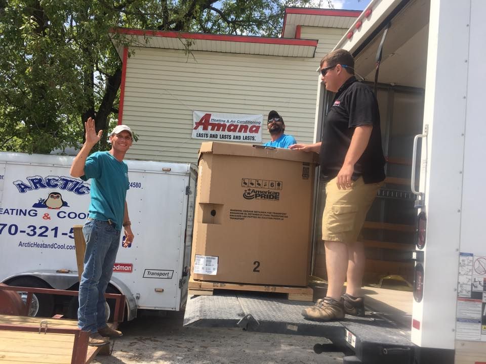 HVAC system installation at a Mountain Home area residence